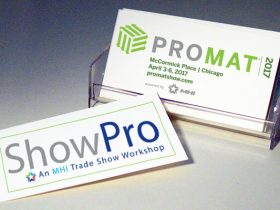 ShowPro & ProMat Logos on Business Cards